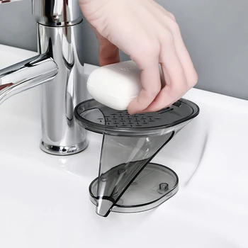 Креативная японская мыльница С автоматическим сливом Мыльница для ванной Стеллаж для хранения хозяйственного мыла Стеллаж для хранения аксессуаров для ванной комнаты