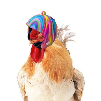 Креативные куриные шлемы, забавные шлемы для домашних животных, милая куриная шапочка, птичий головной убор, попугай, маленький цыпленок, утки, домашняя птица