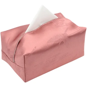 Легкая роскошная тканевая коробка для салфеток, выдвижной ящик для бумаги, настольная домашняя салфетка