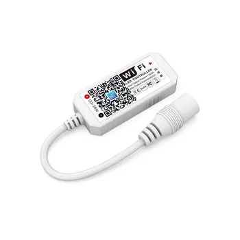 Мини-контроллер Wi-Fi RGB Светодиодный интеллектуальный контроллер постоянного тока 12-24 В
