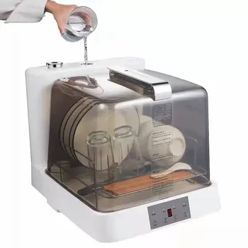 Мини Портативная посудомоечная машина Clean Стиральная машина Smart Настольная Мини компактная посудомоечная машина с резервуаром для воды для домашнего использования
