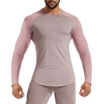 Мужские осенне-зимние быстросохнущие дышащие колготки для пота, баскетбольная тренировочная спортивная рубашка с принтом коровы, футболки Sullen для мужчин