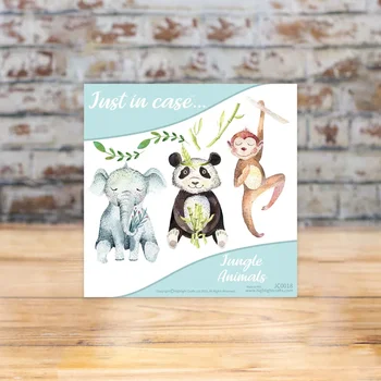Наборы штампов с животными джунглей для самостоятельного изготовления кружевных поздравительных открыток, альбома для скрапбукинга