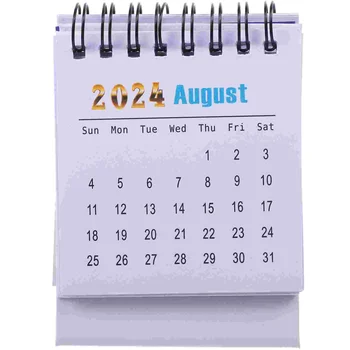 Настольный календарь на месяц в офисе Удобный настольный календарь Мини-календарь Простая внутренняя страница Маленький орнамент календаря