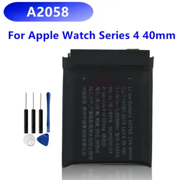 Новый Аккумулятор A2058 для Apple Watch Series 4 40 мм 224,9 мАч A2058 A1975 A1977 аккумулятор + Инструменты