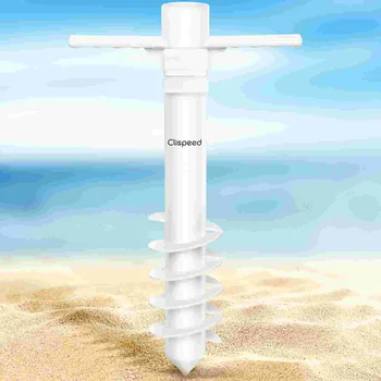 Пляжный зонт с песчаным якорем, пластиковые походные зонтики для луга и террасные основания для зонта, Пляжная садовая мебель, инструменты