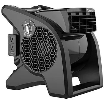 Поворотный Высокоскоростной Бытовой вентилятор Lasko Pro Performance с 3 скоростями вращения, U15617, черный