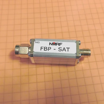 Полосовой фильтр 1210-1600 МГц для спутникового позиционирования, радиоастрономия, малый размер, интерфейс SMA FBP-SAT