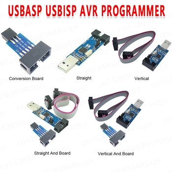 Программатор USBASP USBISP Downloader Поддерживает программатор микроконтроллера Win7 64 с питанием 3,3 В/5 В от USB ISP USB ASP ATMEGA8 ATMEGA128