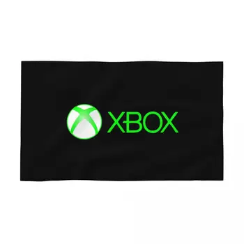 Простое полотенце с дизайном Xbox, Быстросохнущее для любителей видеоигр, Мягкие Льняные Хлопчатобумажные банные полотенца