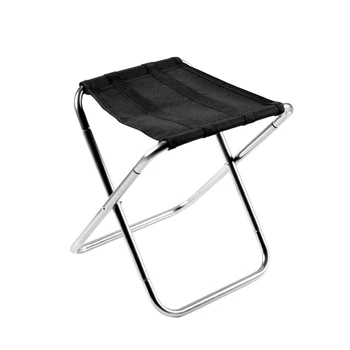 Сиденье для кемпинга на открытом воздухе, легкий Мини-портативный Походный складной стул, прочный для взрослых, детей, путешествий, рыбалки, алюминиевого сплава