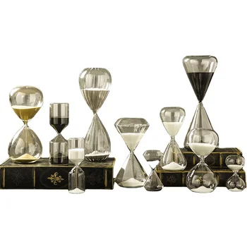 Скандинавский современный минималистичный креативный стеклянный таймер для песочных часов украшение домашнего кабинета украшения подарки ручной работы
