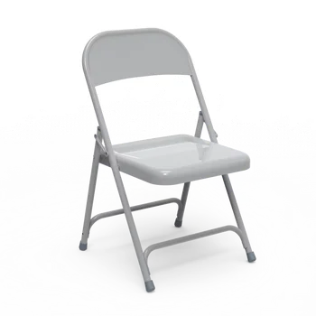 Складной стул из серой стали серии 162, стулья для конференций