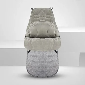 Спальный мешок для детской коляски, ветрозащитный чехол для ног, универсальная защита от зимнего холода, утолщенный теплый чехол для ног
