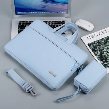 Сумка для ноутбука 13,3 15,6 14-дюймовый водонепроницаемый чехол для ноутбука Macbook Air Pro 13 15 Компьютерная сумка через плечо, сумка-портфель