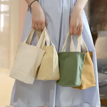 Сумки-ведра, сумка для мобильного телефона, женские сумки, весенние сумки для пикника, кофе, молоко, чай в пакетиках, холщовые сумки в корейском стиле