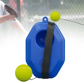 Теннисный тренажер Rebound Ball с мячом Профессиональное устройство для тренировки тенниса Базовый инструмент для тренировки тенниса Одиночный теннисный тренажер