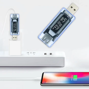 Цифровой USB-тестер Вольт-тока, профессиональный портативный измеритель напряжения, тока, мультиметр, ваттметр для заводской лаборатории