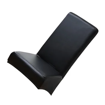 Эластичный непромокаемый чехол для стула, Съемный современный чехол для стула из искусственной кожи для дома